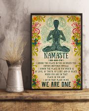 Yoga - We are one 11x17 Poster lifestyle-poster-3