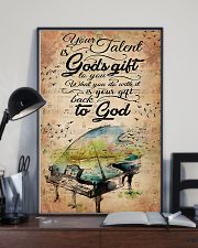 Piano Your Talent Is God's Gift 11x17 Poster lifestyle-poster-2