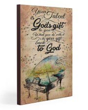 Piano Your Talent Is God's Gift 20x30 Gallery Wrapped Canvas Prints thumbnail