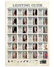 Photographer Lighting Guide 11x17 Poster front