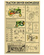 Farmer Tractor Driver Knowledge 11x17 Poster front