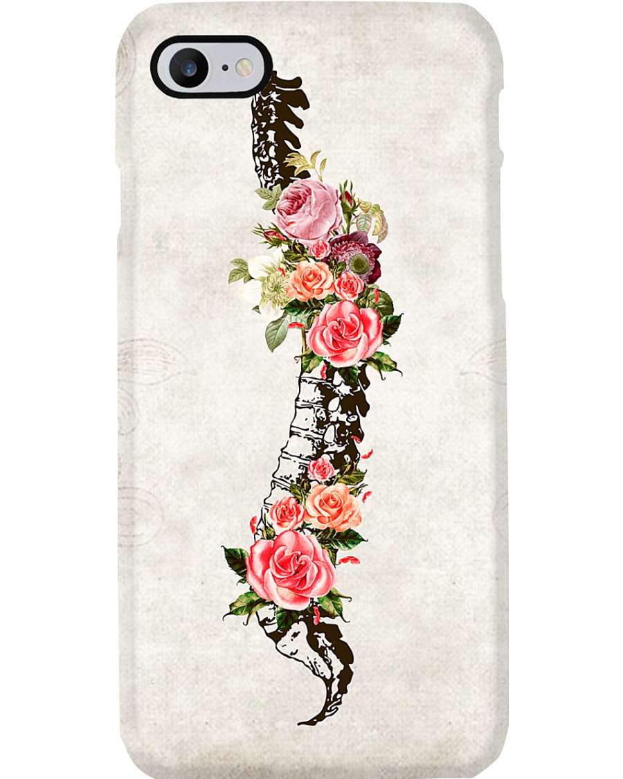 Chiropractor Floral Spine Phone Case