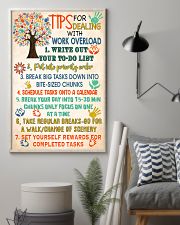 Social Worker Tips For Dealing With Work Overload 11x17 Poster lifestyle-poster-1