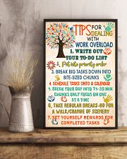 Social Worker Tips For Dealing With Work Overload 11x17 Poster lifestyle-poster-3