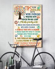 Social Worker Tips For Dealing With Work Overload 11x17 Poster lifestyle-poster-7