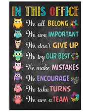 Social Worker In this office 11x17 Poster front