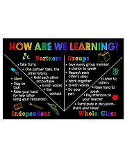 Teacher How Are We Learning 17x11 Poster front