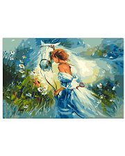 Horse Girl Art 17x11 Poster front