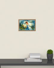 Horse Girl Art 17x11 Poster poster-landscape-17x11-lifestyle-08