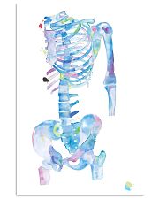Physical Therapist Skeleton Art 11x17 Poster front