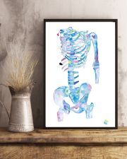 Physical Therapist Skeleton Art 11x17 Poster lifestyle-poster-3