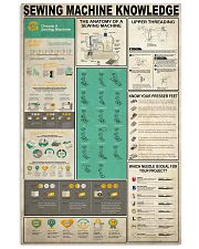 Sewing Machine Knowledge 11x17 Poster front