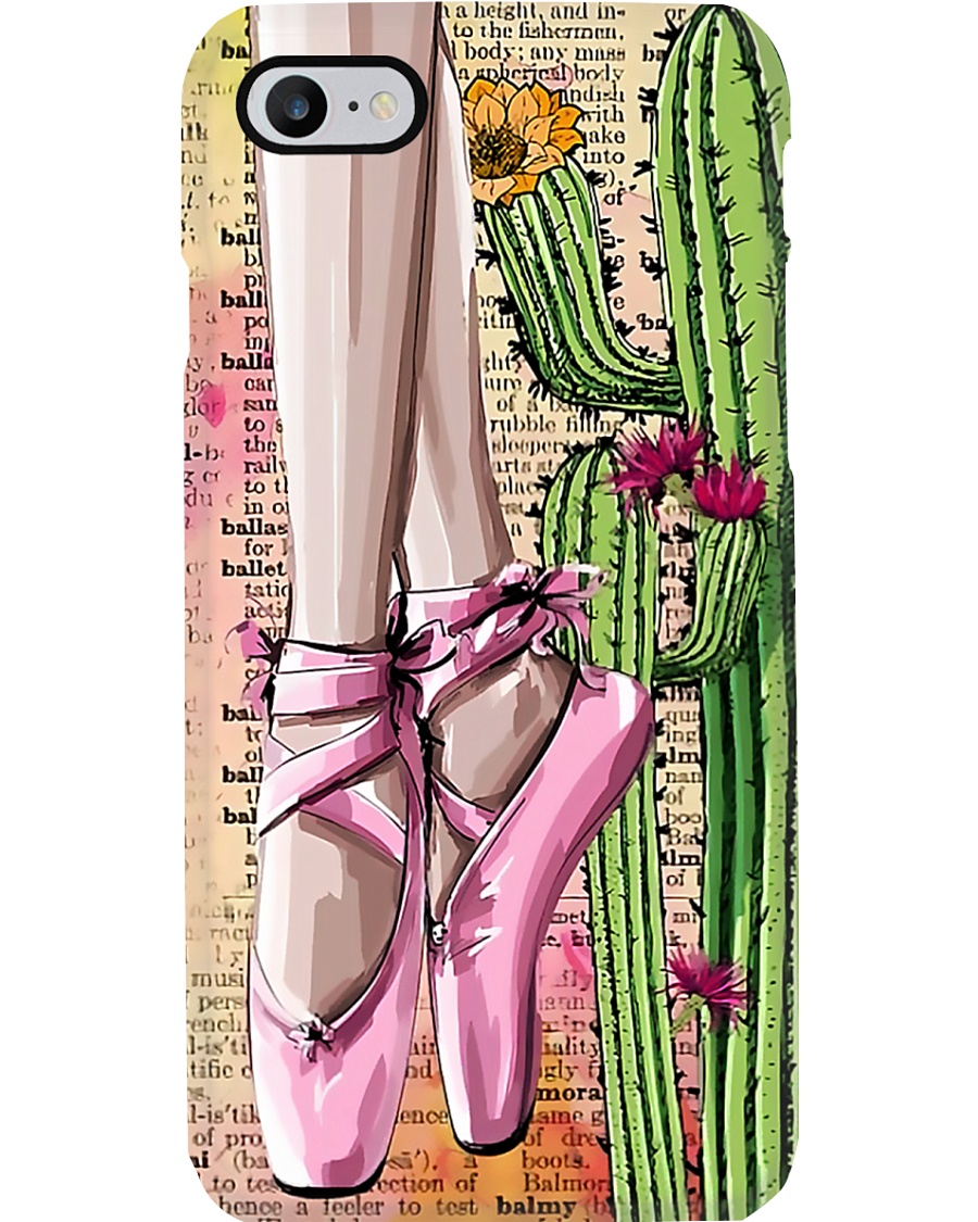 Ballet Cactus Phone Case