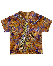 Saxophone Art Saxophonist Gift All-over T-Shirt back