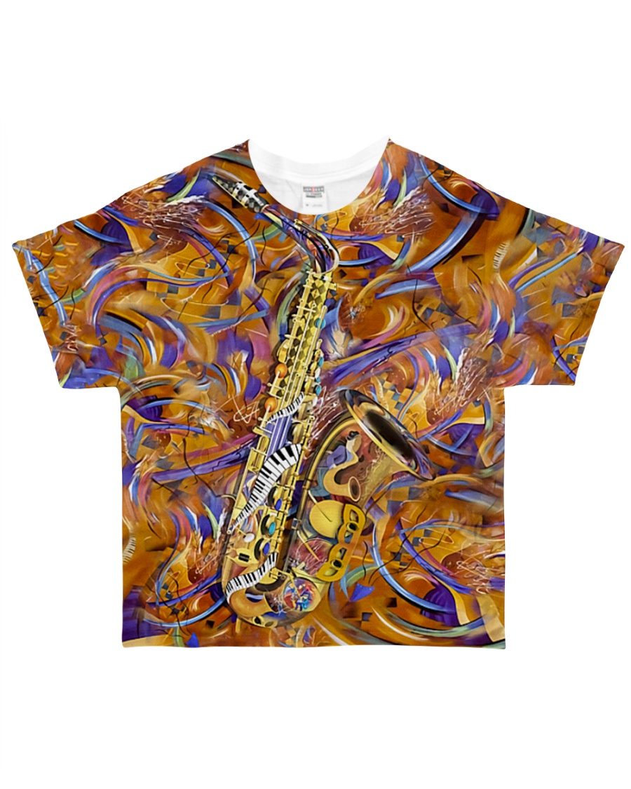 Saxophone Art Saxophonist Gift All-over T-Shirt