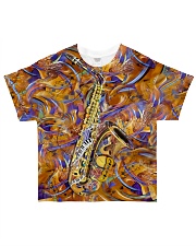 Saxophone Art Saxophonist Gift All-over T-Shirt front