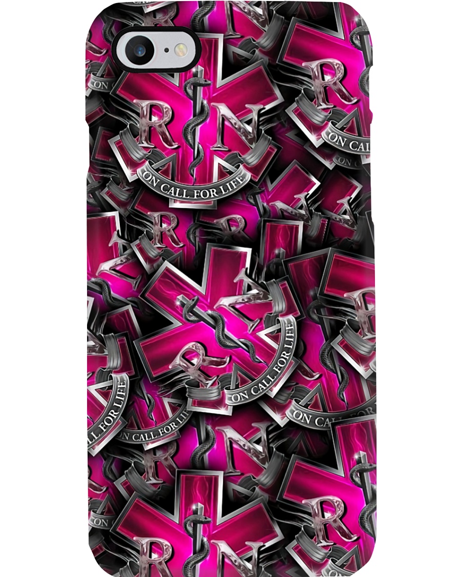Nurse RN on call for life Phone Case