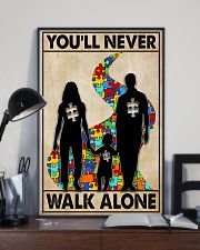 Autism You Never Walk Alone 11x17 Poster lifestyle-poster-2