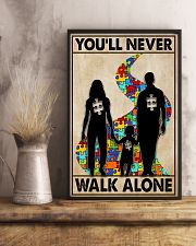 Autism You Never Walk Alone 11x17 Poster lifestyle-poster-3