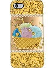 Crochet And Knitting Tools Phone Case i-phone-8-case