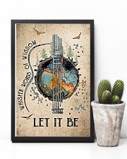 Let It Be Guitar Hippie 11x17 Poster lifestyle-poster-8