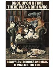 Librarian A Girl Who Really Loved Books And Cats 11x17 Poster front