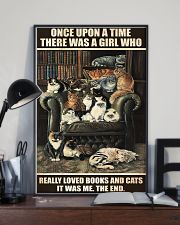 Librarian A Girl Who Really Loved Books And Cats 11x17 Poster lifestyle-poster-2