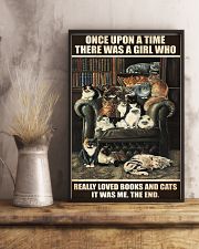 Librarian A Girl Who Really Loved Books And Cats 11x17 Poster lifestyle-poster-3