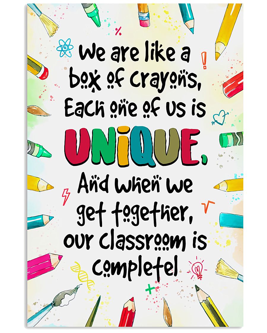 Unique Crayons Teacher 11x17 Poster