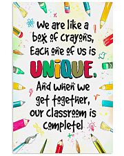 Unique Crayons Teacher 11x17 Poster front