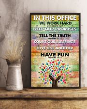 Occupational Therapist In This Office We Work Hard 11x17 Poster lifestyle-poster-3