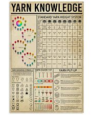 Yarn Knowledge Sewing 11x17 Poster front