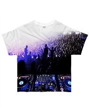 DJ In the crowd All-over T-Shirt front