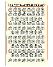 The Practical Guitar Chord Chart 11x17 Poster front