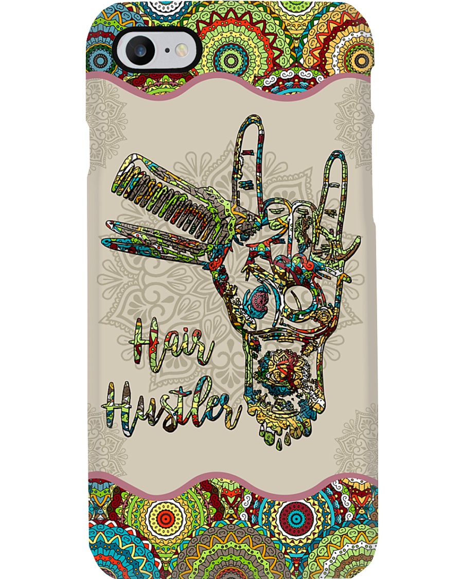 Hairdresser Unique Pattern Hair Hustler Phone Case