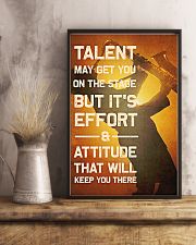 Saxophone - Talent may get you on the stage 11x17 Poster lifestyle-poster-3
