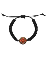 Firefighter Fire Honor Rescue Courage Cord Circle Bracelet thumbnail