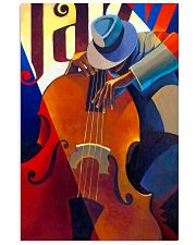 Contrabass Man Art 11x17 Poster front