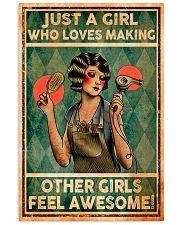 Hairdresser Girl Loves Making Other Awesome 11x17 Poster front