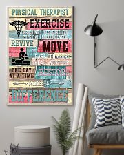 Physical Therapist Exercise Makes A Difference 11x17 Poster lifestyle-poster-1