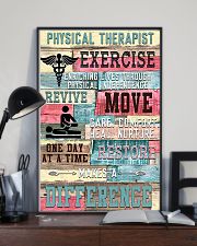Physical Therapist Exercise Makes A Difference 11x17 Poster lifestyle-poster-2