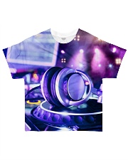 DJ Headphone All-over T-Shirt front