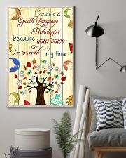 SLP Your Voice Is Worth 11x17 Poster lifestyle-poster-1
