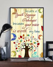SLP Your Voice Is Worth 11x17 Poster lifestyle-poster-2