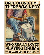 Drummer A Boy Who Really Loved Playing Drums 11x17 Poster front