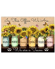Social Worker In This Office We Are A Team 17x11 Poster front