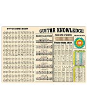 Guitar Knowledge Chart 17x11 Poster front