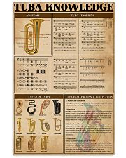 Tubist Tuba Knowledge 11x17 Poster front