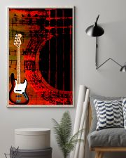 Art Color Bass Guitar 11x17 Poster lifestyle-poster-1