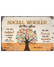 Social Worker In This Office 17x11 Poster front